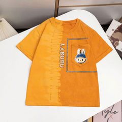 Áo thun bé trai Labubu túi