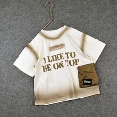 Áo thun quảng châu phối túi I LIKE