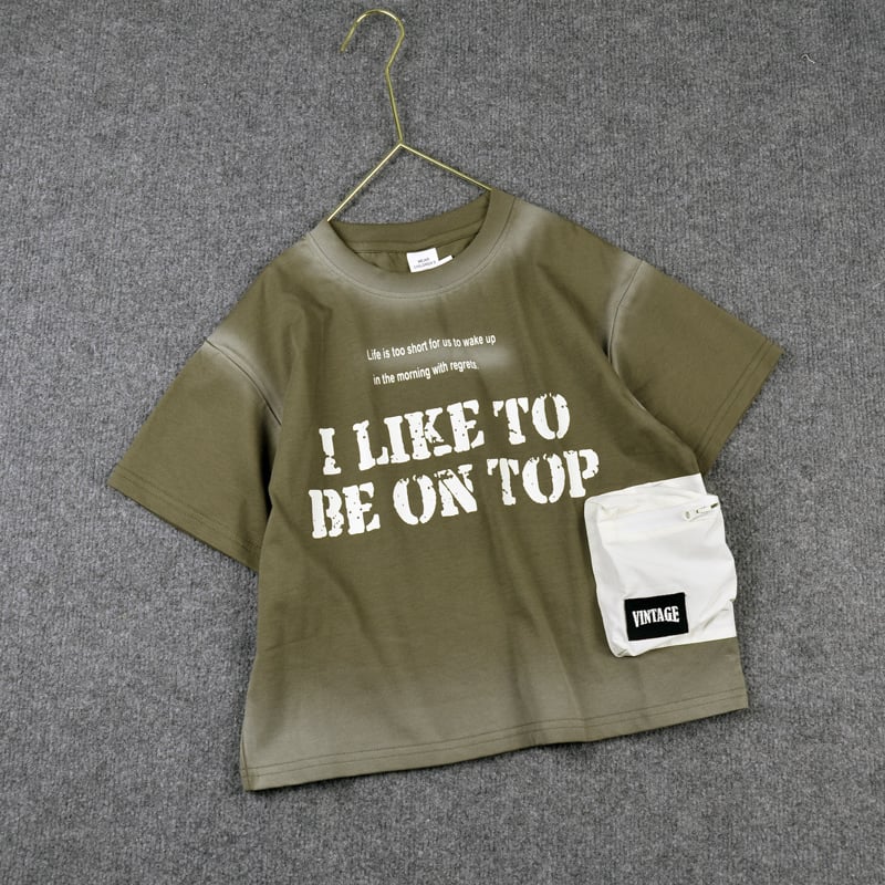 Áo thun quảng châu phối túi I LIKE