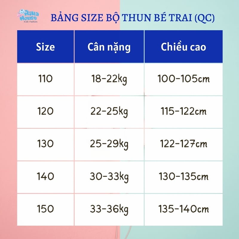Bộ thun bé trai Quảng Châu BLINY