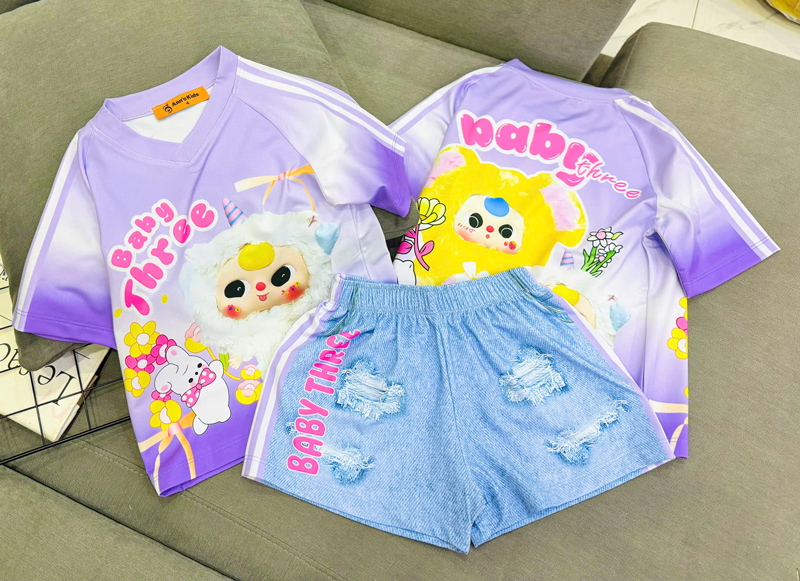 Bộ đùi thun lạnh bé gái (lô 1)