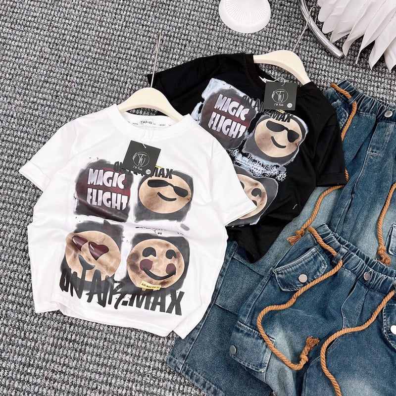 Bộ jean bé gái túi hộp Magic Flight