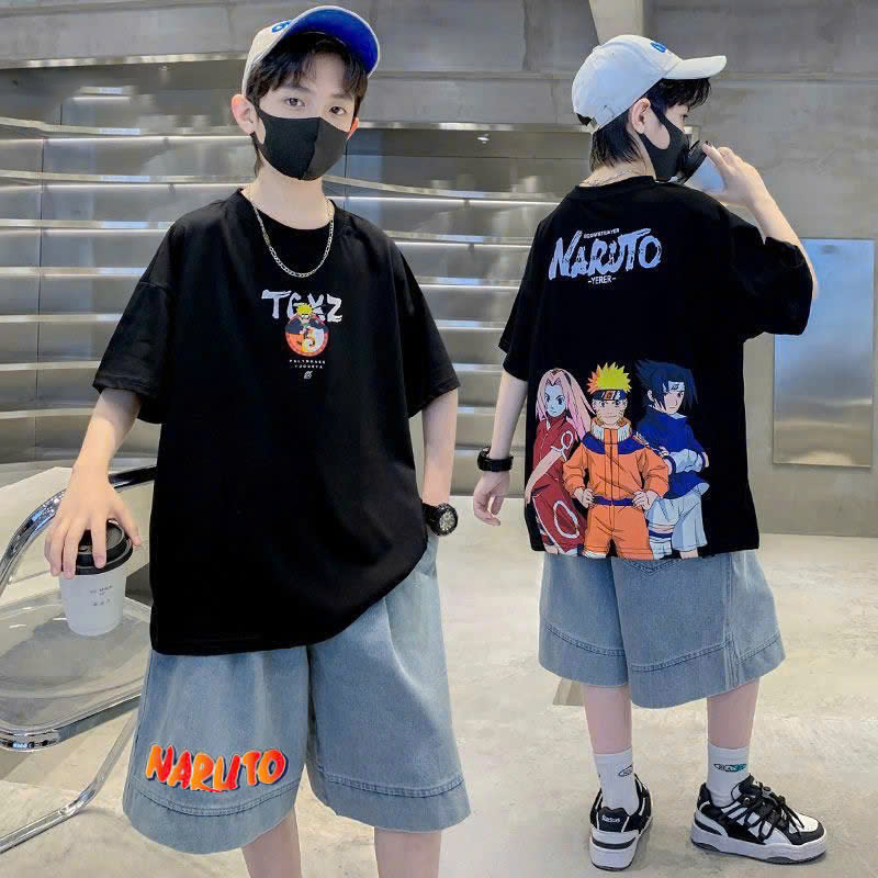 Bộ jean bé trai Naruto