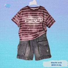 Bộ jean bé trai túi hộp Quảng Châu Sideeffect