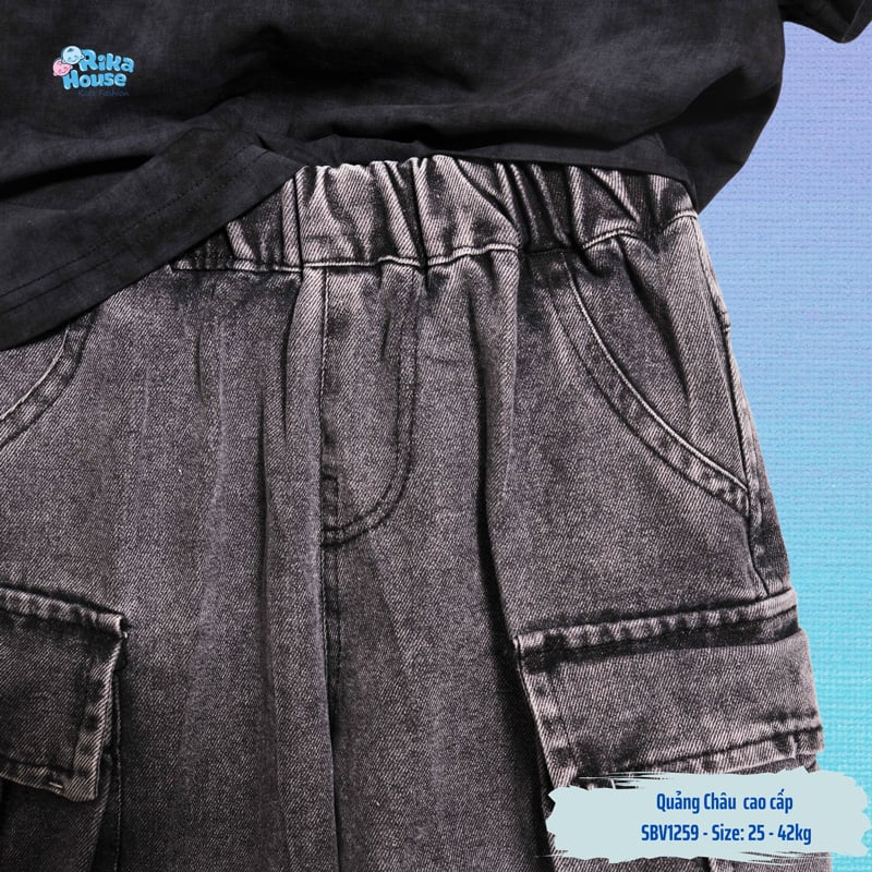 Bộ jean bé trai túi hộp Quảng Châu Cat Club