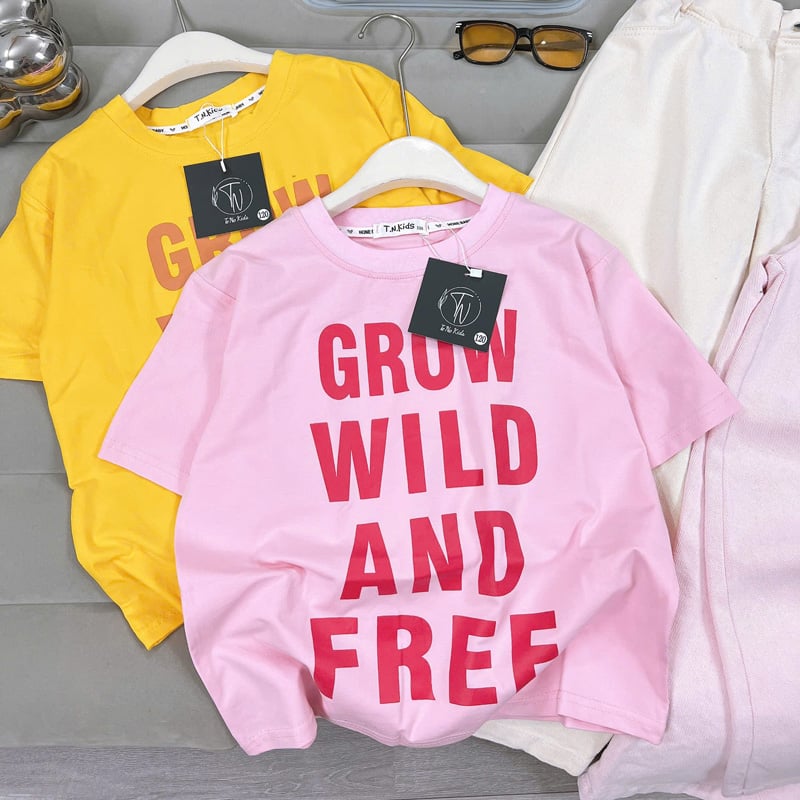 Bộ jean dài bé gái GROW WILD