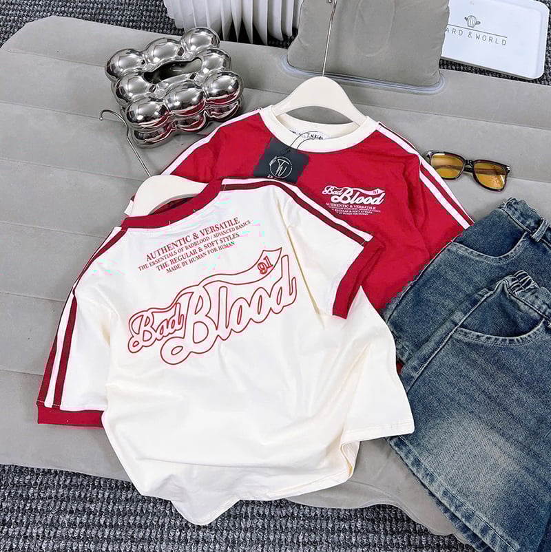 Bộ short jean bé gái Bad Blood