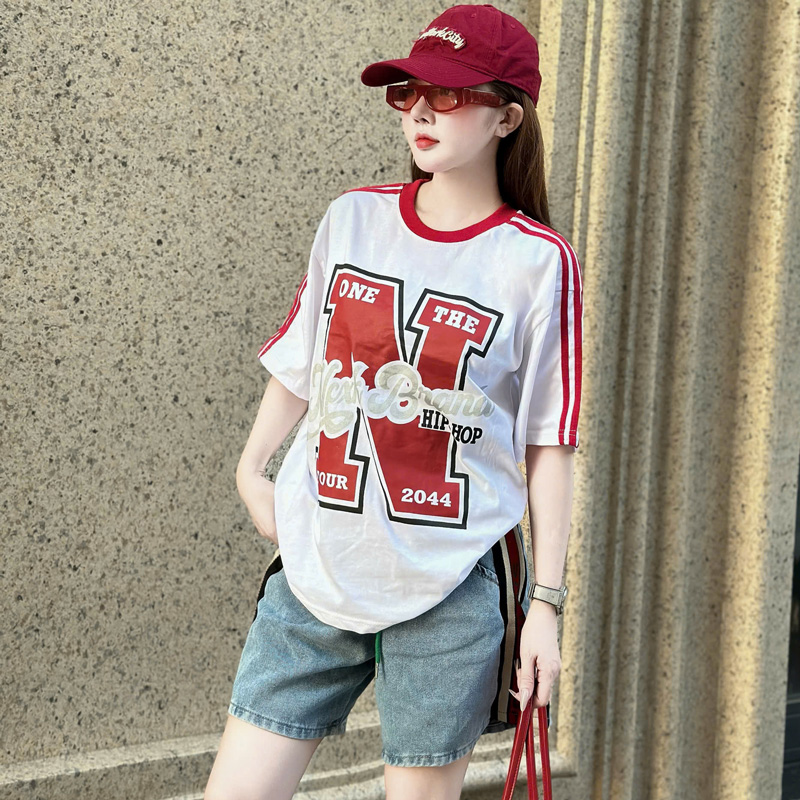 Bộ short jean bé gái N Brand