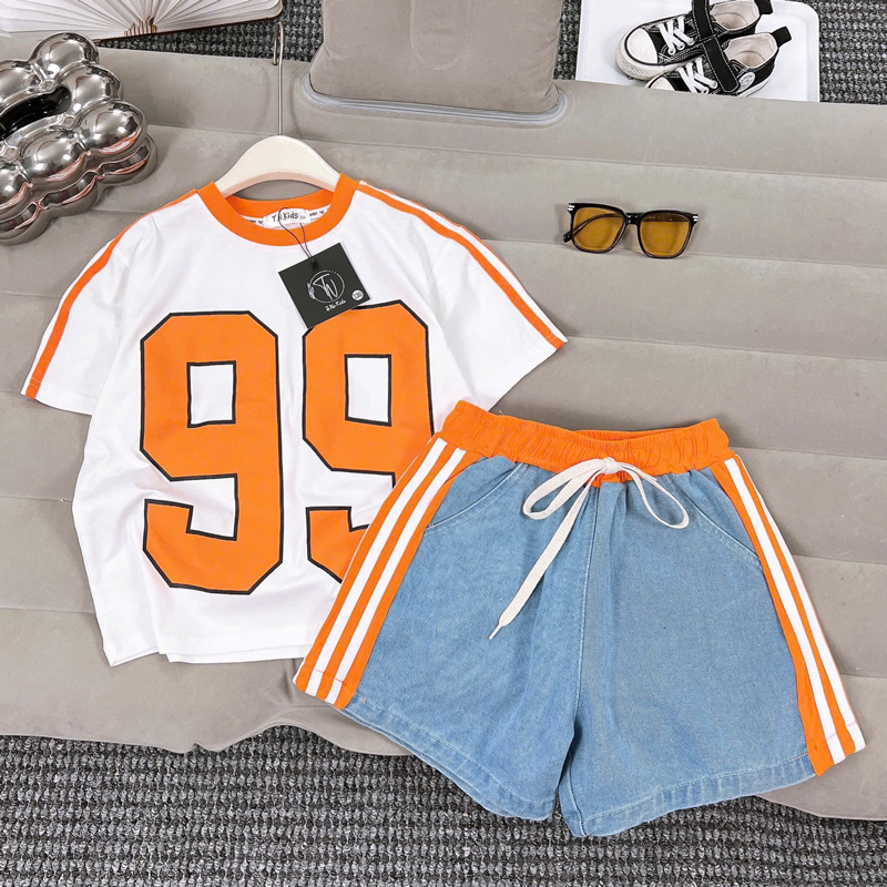 Bộ short jean bé gái số 99