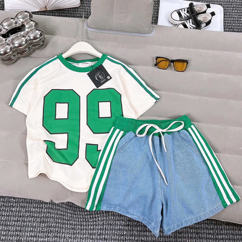 Bộ short jean bé gái số 99