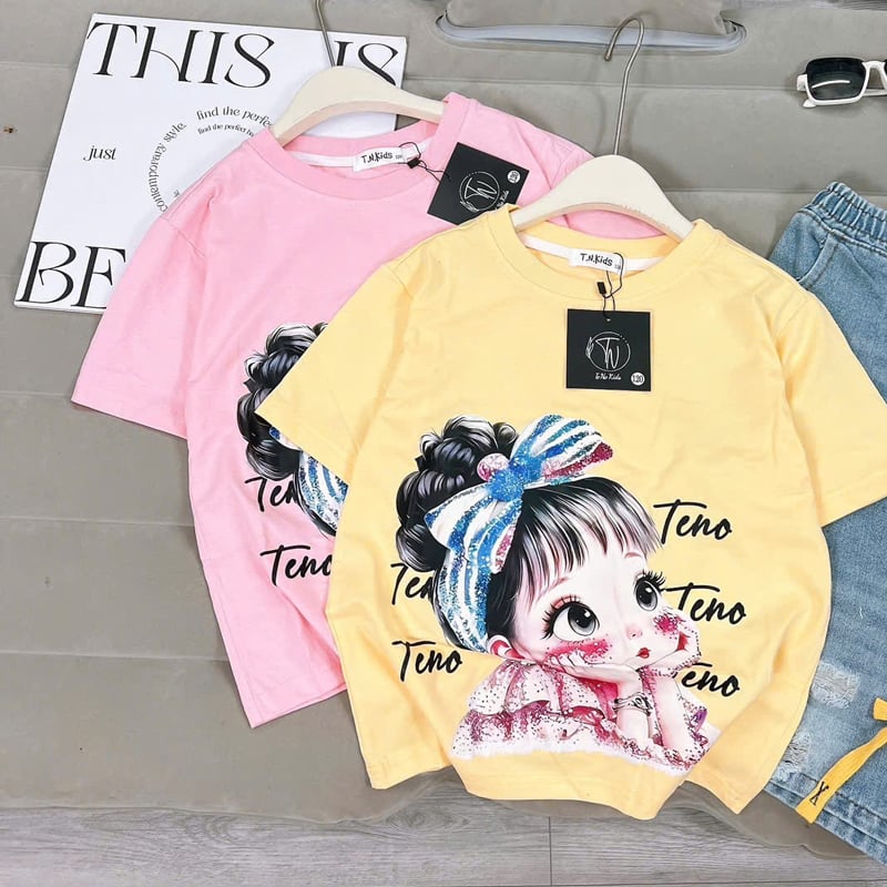 Bộ short jean cô gái TENO