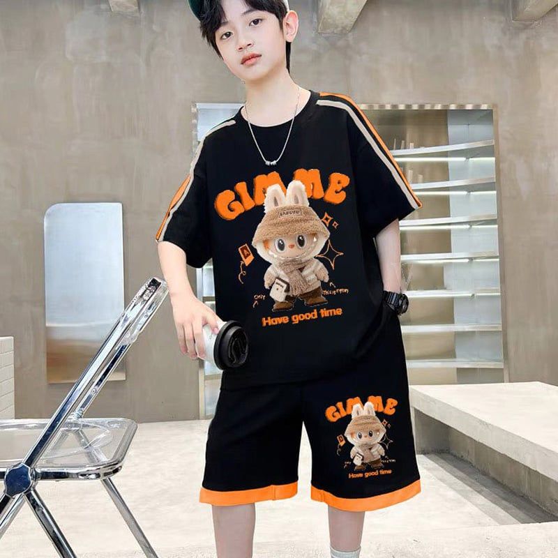 Bộ thun bé trai Labubu