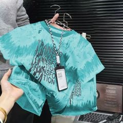 Bộ thun bé trai loang TRANSRO