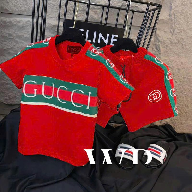 Bộ thun bé trai thể thao Gucci
