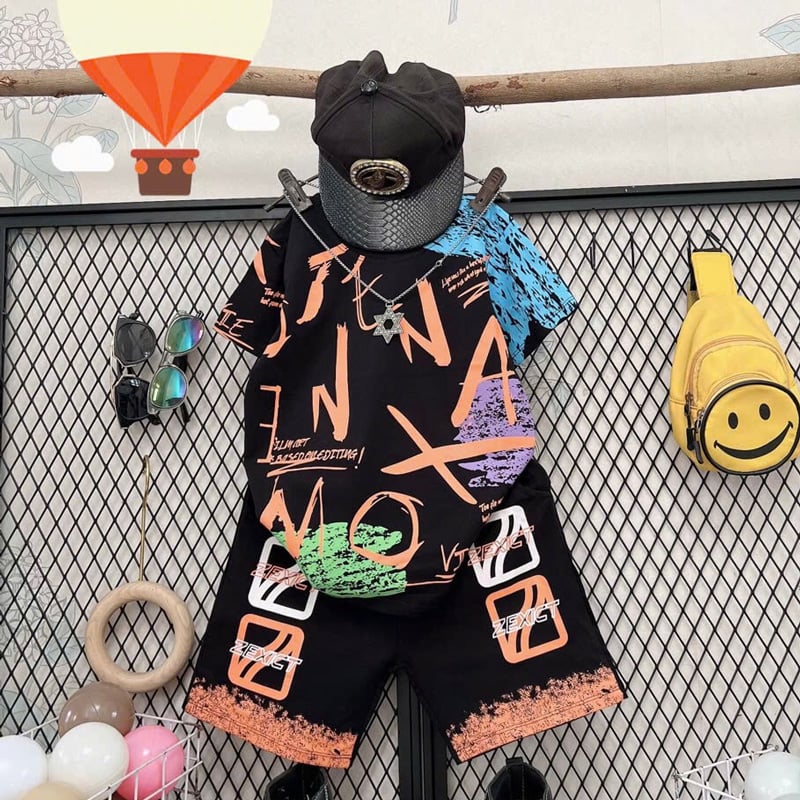 Bộ thun bé trai túi hộp AXN