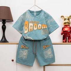Bộ thun bé trai túi hộp Broom