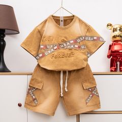 Bộ thun bé trai túi hộp USA