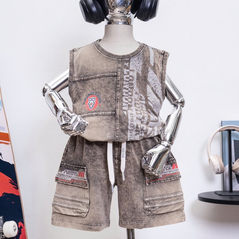 Bộ thun sát nách wash đá FIGHTER