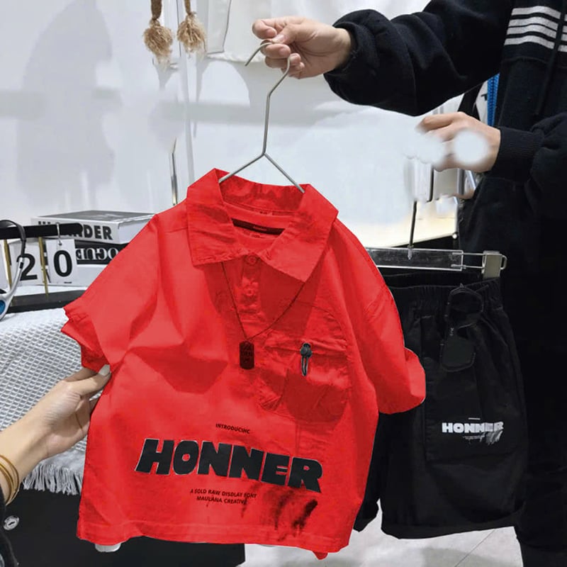 Bộ thun trụ bé trai Honner