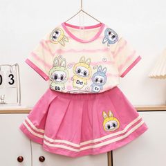 Bộ váy bé gái 3 con Labubu