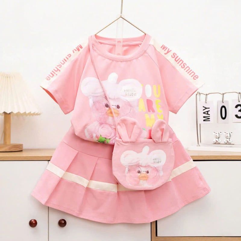 Bộ váy bé gái Vịt Sunshine (KP)