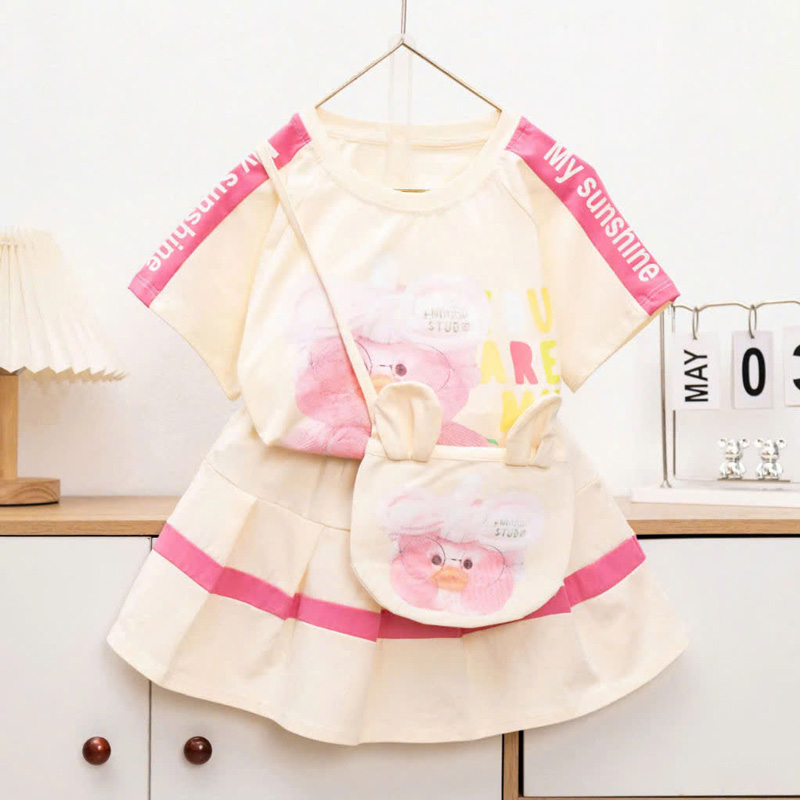 Bộ váy bé gái Vịt Sunshine (KP)
