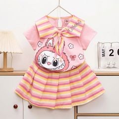 Bộ váy thủy thủ bé gái Labubu