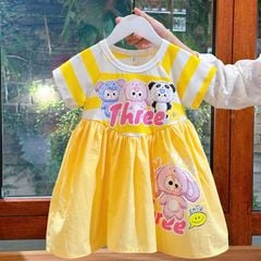 Đầm bé gái Baby Three Smile