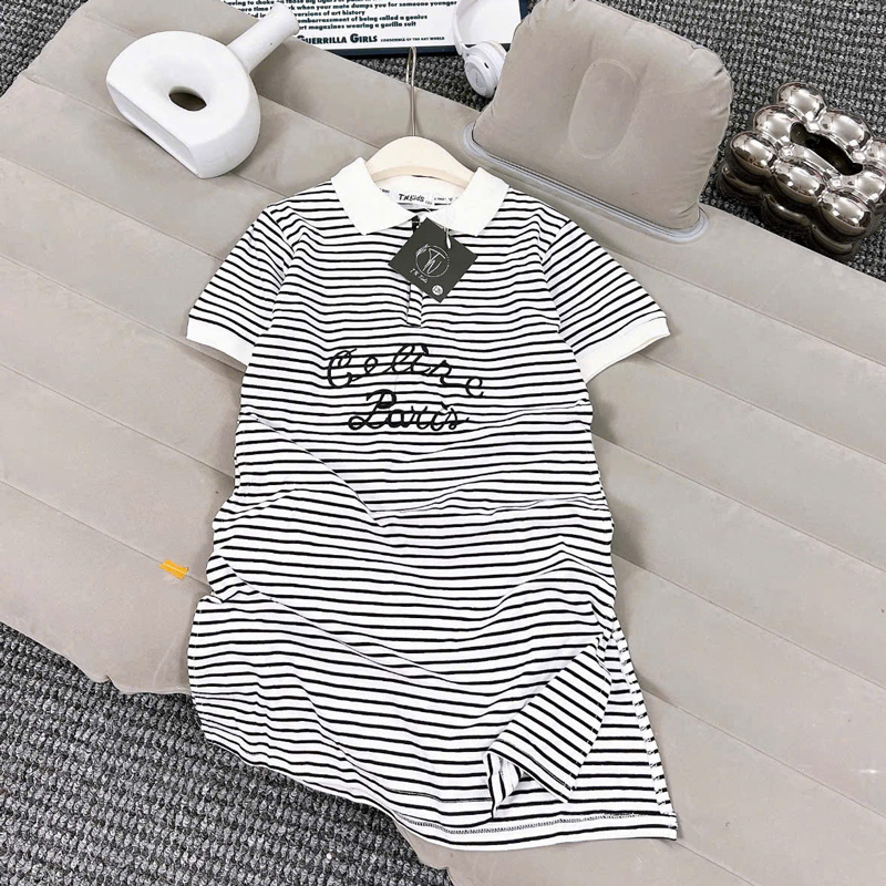 Đầm bé gái sọc cổ Celine