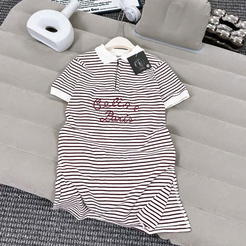 Đầm bé gái sọc cổ Celine