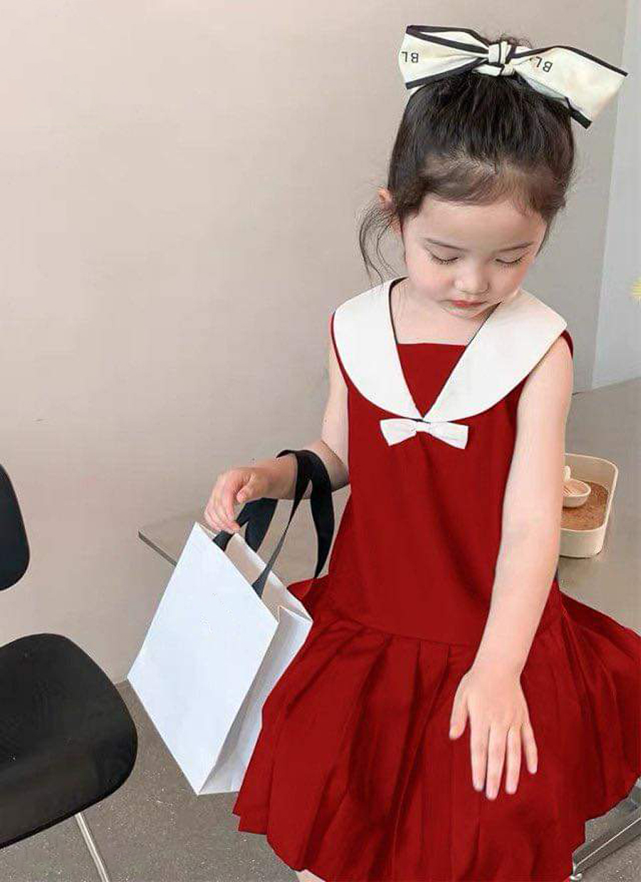 Đầm bé gái thủy thủ đuôi cá