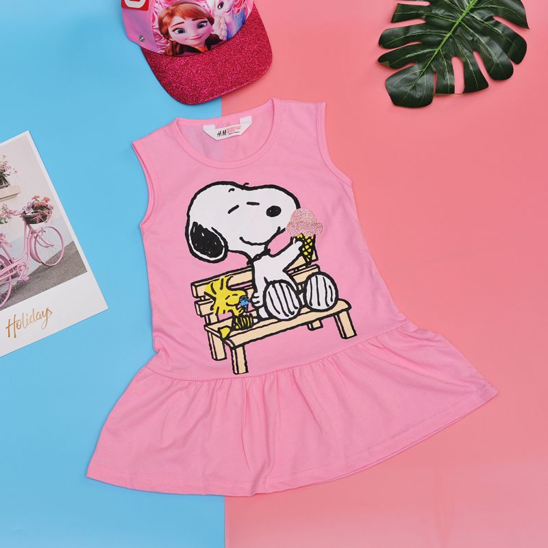Đầm HM sát nách Snoppy