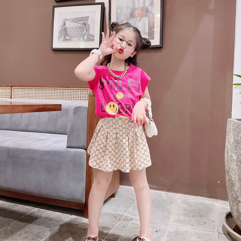 Bộ chân váy mặt cười