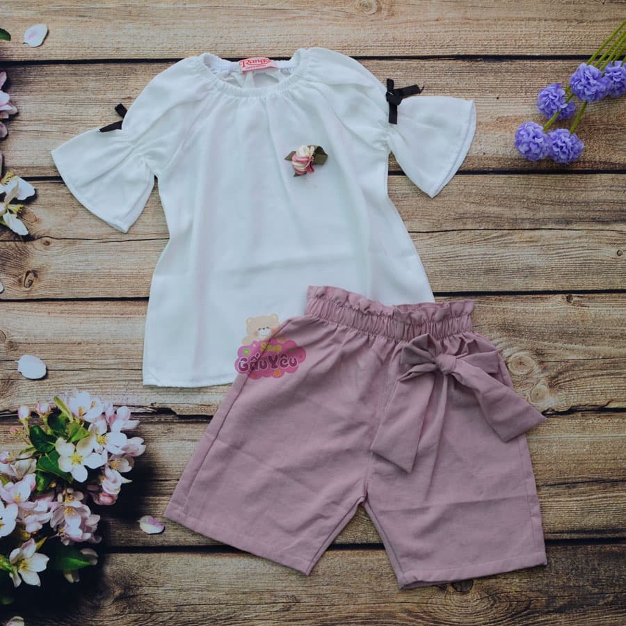 BỘ CULOTTES CỘT NƠ