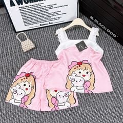 Bộ lụa dây hoạt hình