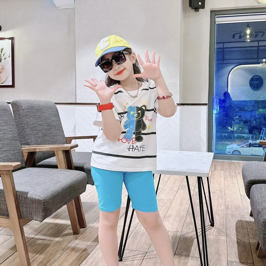 Bộ thun ngố gấu sọc