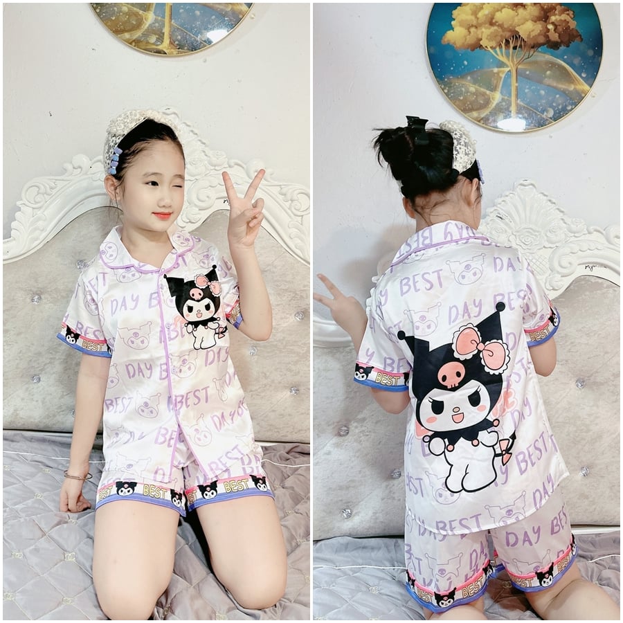 Bộ Pijama lụa Kuromi