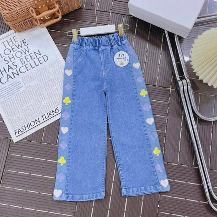 Bộ quần rộng trái tim