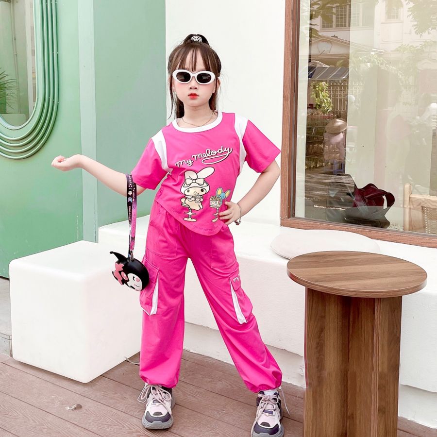 Bộ thun bé gái My Melody túi hộp