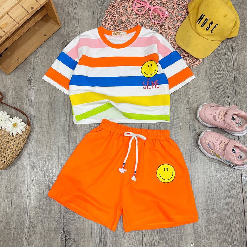 Bộ thun sắc màu chữ silme