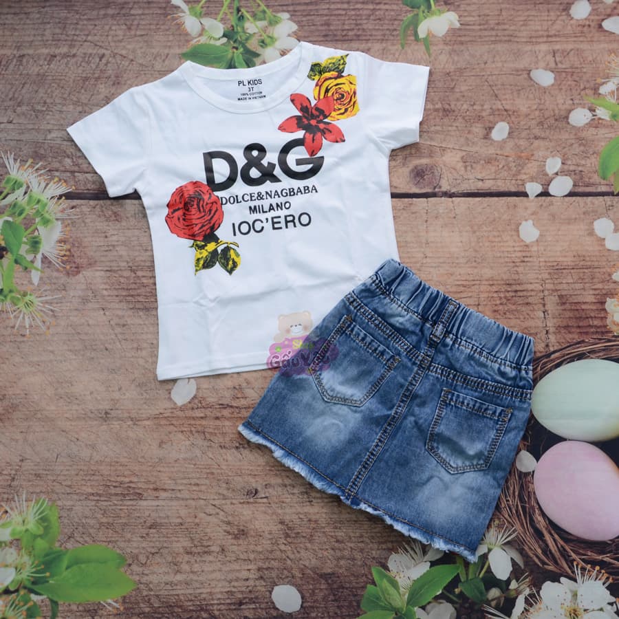 BỘ VÁY JEAN D&G