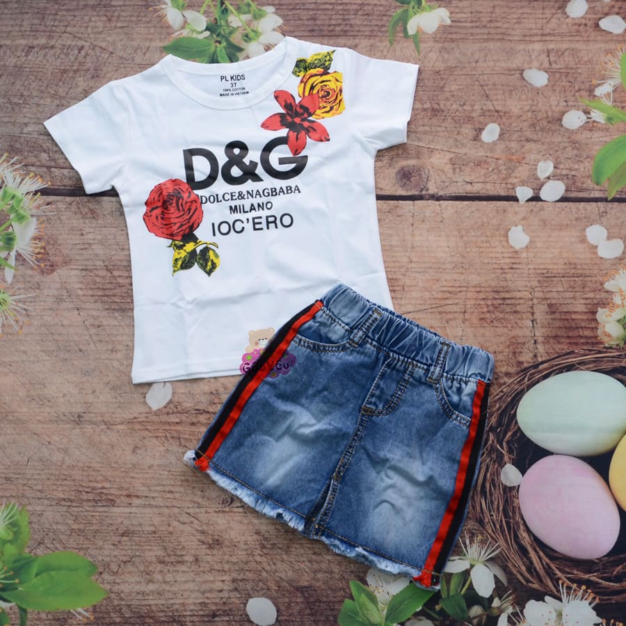 BỘ VÁY JEAN D&G