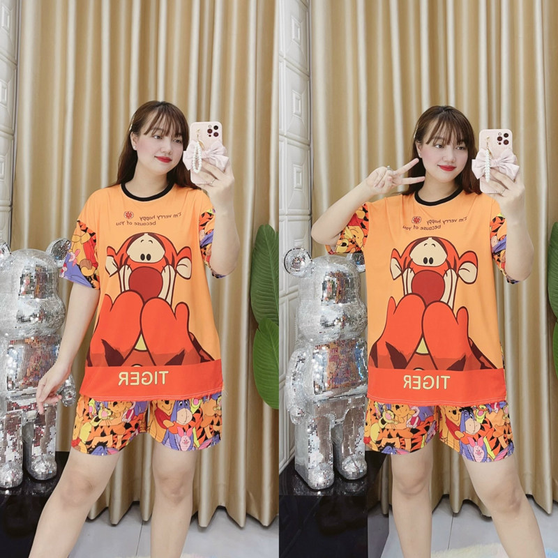 Bộ đùi thun lạnh Thái bé gái