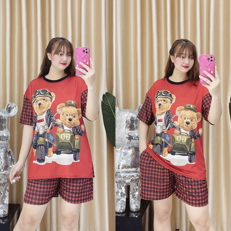 Bộ đùi thun lạnh bé gái big size
