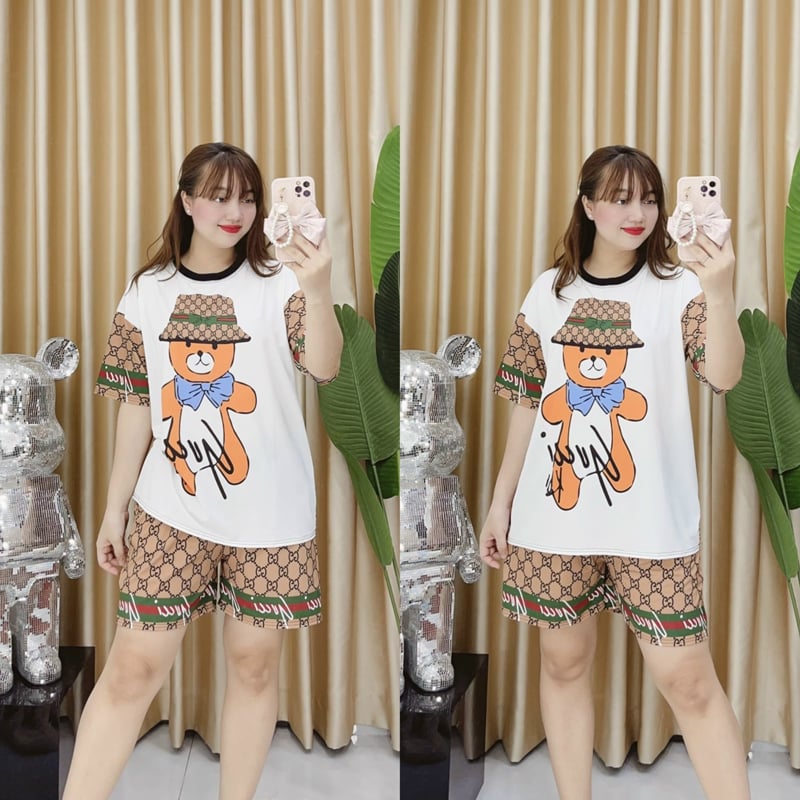 Bộ đùi thun lạnh Thái bé gái
