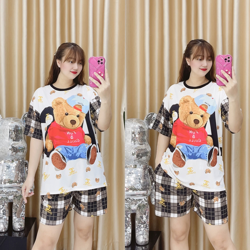 Bộ đùi thun lạnh bé gái big size