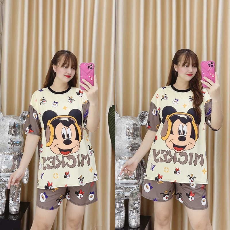 Bộ đùi thun lạnh bé gái big size
