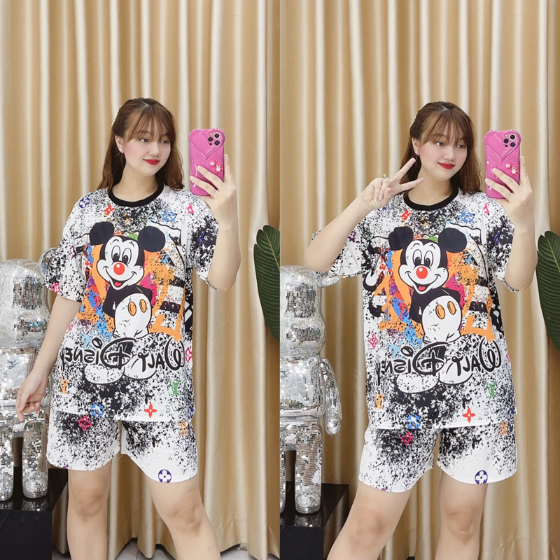 Bộ đùi thun lạnh bé gái big size