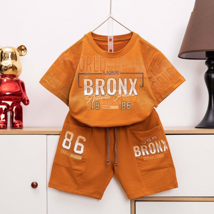 Bộ thun loang chữ Bronx