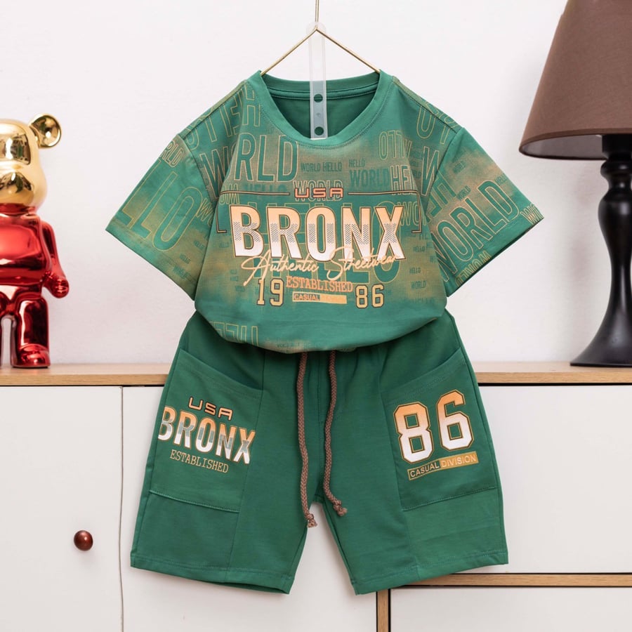 Bộ thun loang chữ Bronx